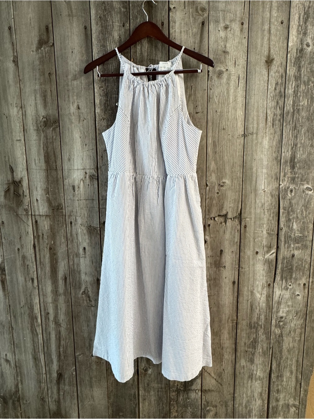 J.CREW Seersucker Dress - size 12